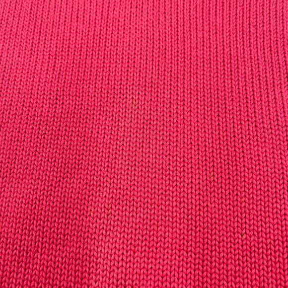 Polo Ralph Lauren Mens VTG Heavyweight Pink Cable Knit Cotton Sweater Vest Sz XL - Picture 4 of 10